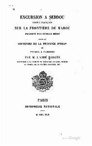EXCURSION A SEBDOU PAR L ABBE BARGES 1868_000011